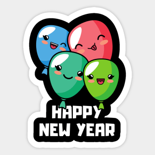 Happy New Year Sticker